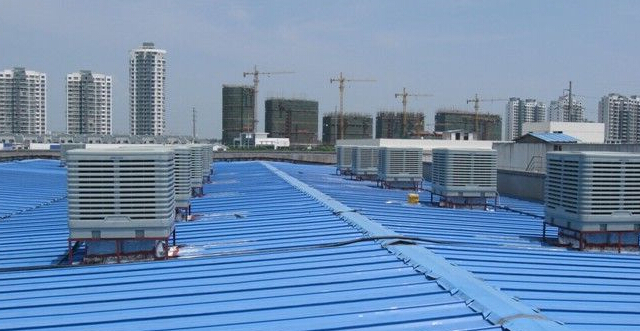 冷风机屋顶安装工程实例
