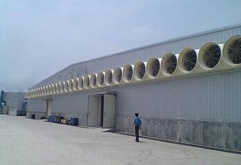 化工厂负压通风降温工程实例