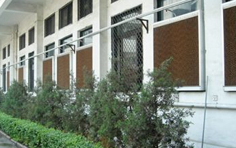 注塑厂湿帘降温系统